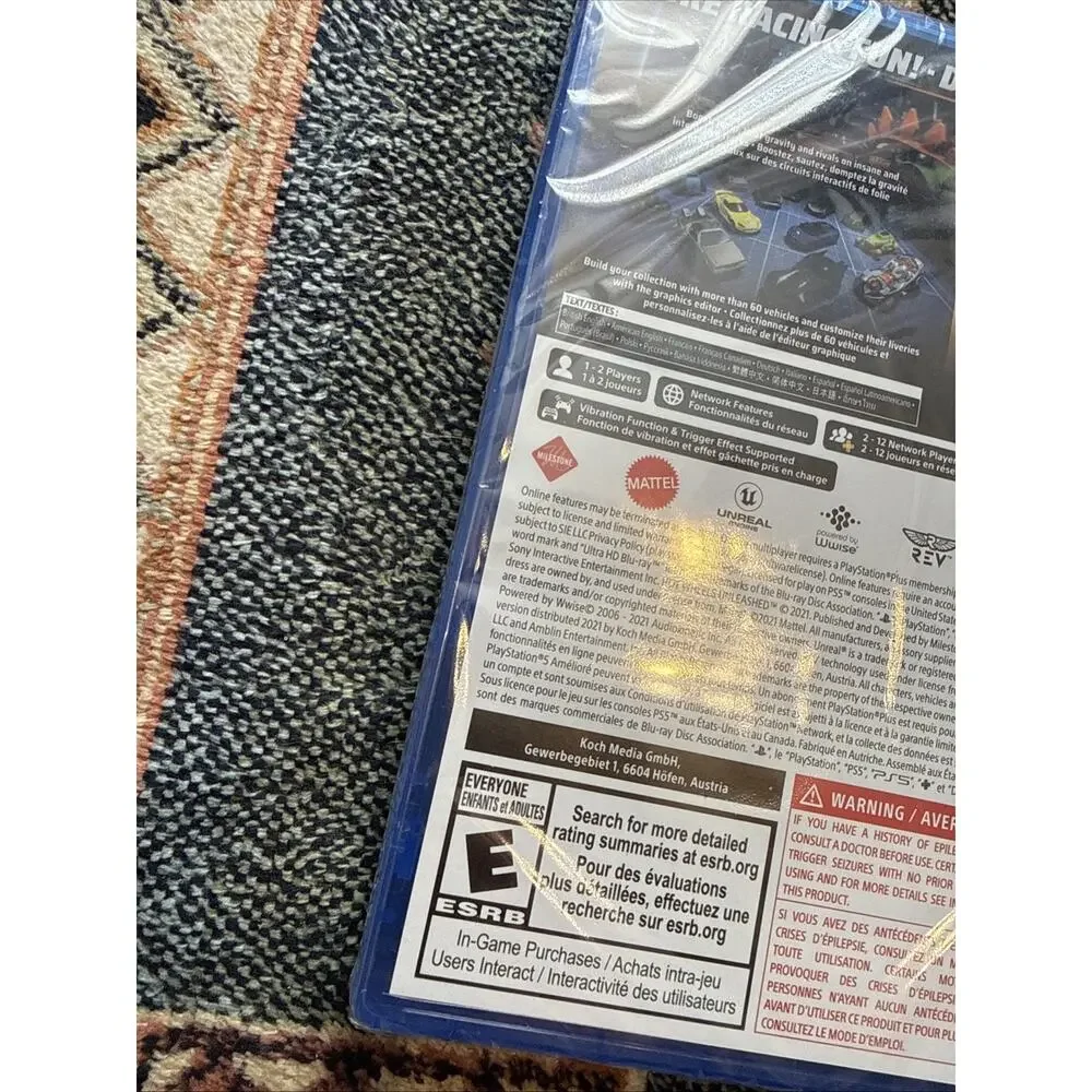 Hot Wheels Unleashed PS5 Sealed